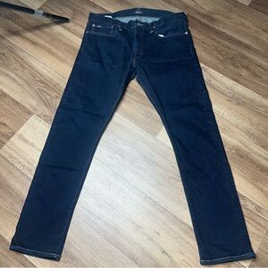 Polo RALPH LAUREN Size 35X32 THE SULLIVAN SLIM JEANS Dark Wash